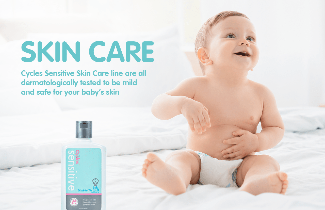 Cycles Sensitive Baby Skin Care Products