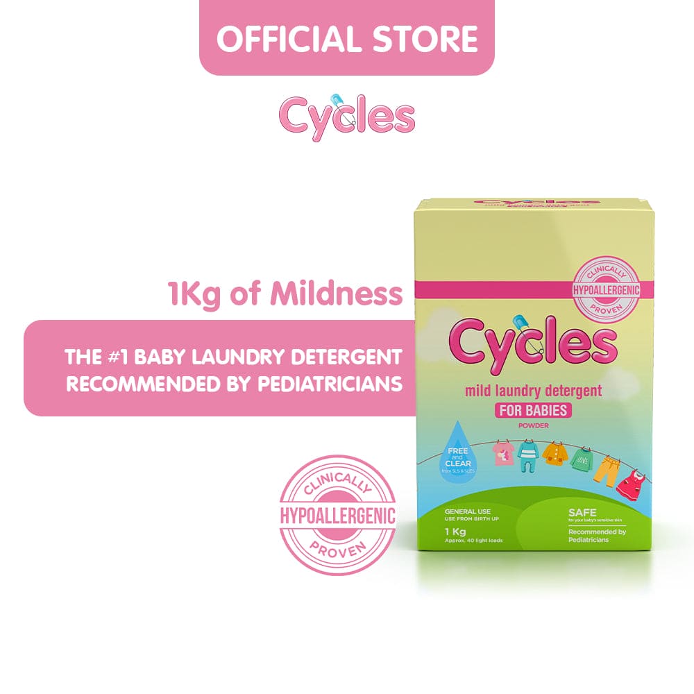 Cycles Mild Laundry Powder Detergent 1kg